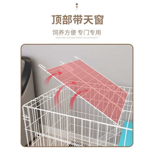 Jiayi Cat cage household indoor foldable double-layer three-layer four-layer with toilet integrated large space free flagship model [Selected + Cat litter box + Cat litter shovel] Small single-layer [50*30*40] Naked cage only cage
