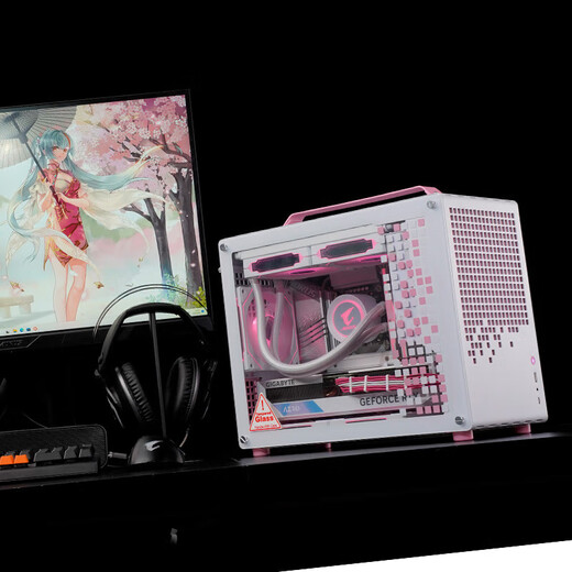 Gigabyte i7 14700KF/265KF/285K-core integrated graphics without graphics card optional RTX50805070ti Qiao Sibo Z20 white portable game design desktop computer host 1 i5 14600KF丨32G丨1T