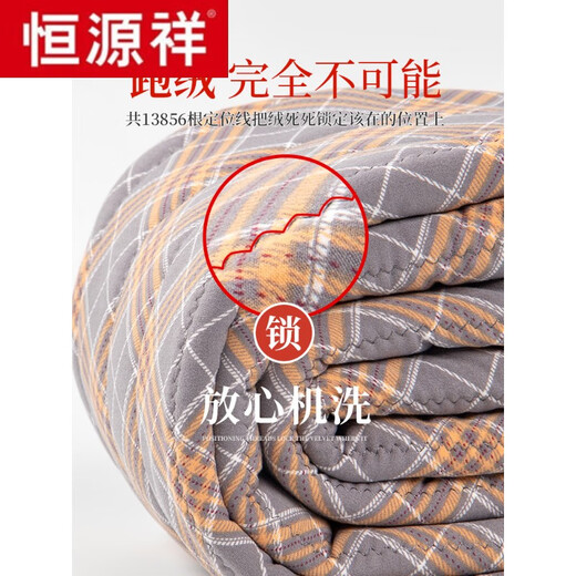 Hengyuanxiang wool leggings for women in autumn and winter plus velvet, thickened silk, high-waisted elastic slimming Northeastern cotton pants, large size warm pants (100%) sheep wool filled with Scottish lining - stepping on feet XL recommended (120-130Jin Jin is equal to 0.5kg)