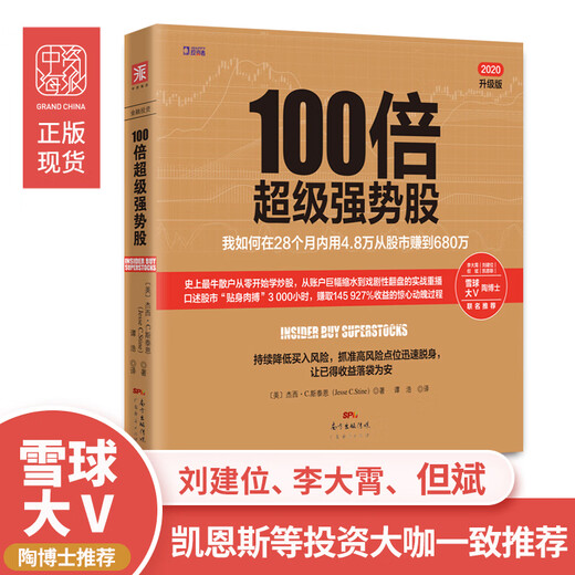 100倍超级强势股：我如何在28个月内用4.8万从股市赚到680万（口述股市“贴身肉博”3 000小时，赚取145 972%收益的惊心动魄过程；李大霄、但斌、凯恩斯等股市赢家推荐）。