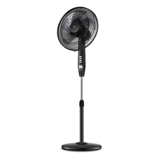 Midea Midea electric fan floor fan 16-inch five-blade strong wind bionic fan blade volume timing light sound home 60W lift technology style FSA40YD