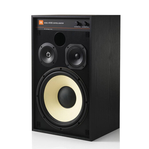 JBL 4312G HiFi fever audio set Professional speaker performance passive recording monitor Home theater speaker amplifier High fidelity passive bookshelf box CD player [High-end version] 4312G wood grain black*2 + Yajun A15 amplifier