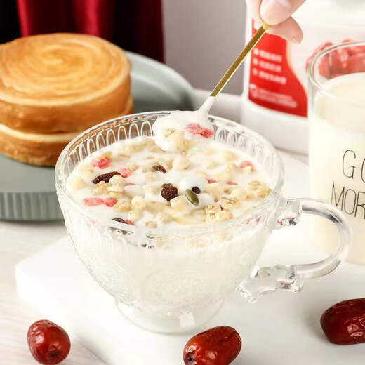 Keqin Mengniu red date yogurt large barrel 1kg*2 barrels family affordable high calcium high concentration breakfast milk 1000g*2 barrels