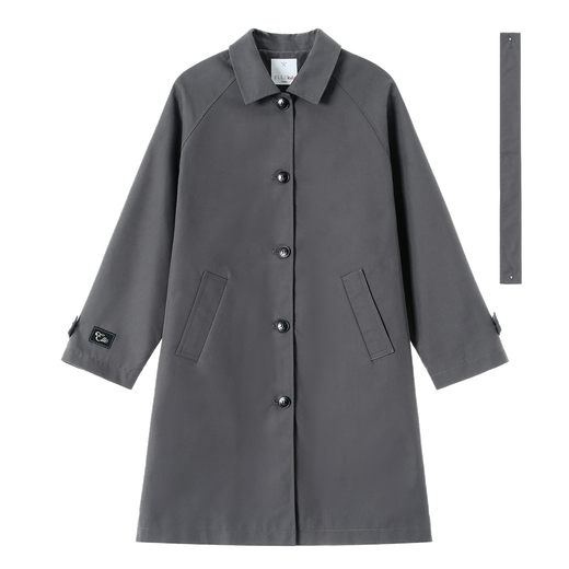 Elle Kids French Fashion Trench Coating] Frühlings- und Herbstmädchenjacke Großer Kinder mit mittlerer vielseitiger Modus-Trench Coat