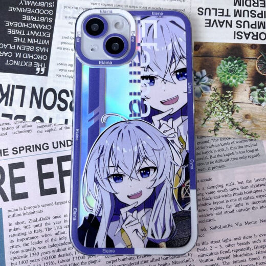 
Apple 14 Huawei OPPOvivo Xiaomi Yilena 2D full-inclusive angel eye anti-fall mobile phone case Yilena - Angel eye transparent 695 Click this option - Order note model