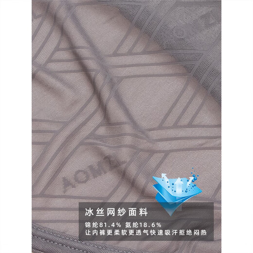 JTTCAC Japanische Modale Unterwäsche Herrenbesprechungen Mesh Ultra-dünn Ice Seide Transparent Sexy Boy Shorts Sommer 4 Sets aus graublauem Schwarz und Rot 4 Streifen XL (110-135Jin [Jin gleich 0,5 kg])