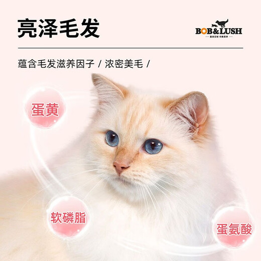 Auman Lisa Cat Food Special for Ragdoll Cats for Kittens, Adult Cats and Elderly Cats Regulates the Gastrointestinal tract, Prevents Hair Loss and Gains Weight, Hair and Cheeks Probiotic Cat Food Special Cat Food for Ragdolls 6Jin Jin is equal to 0.5kg