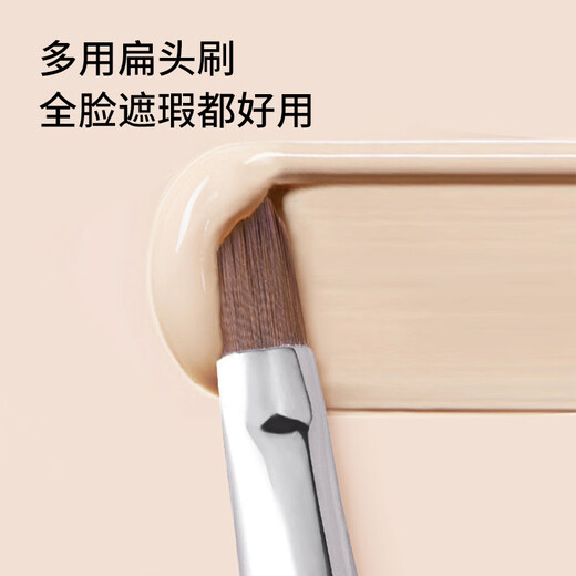 SkinTalk T301+T22 double-head detail concealer brush 2 pieces concealer pen tear trough sponge head flat head makeup brush MF8577
