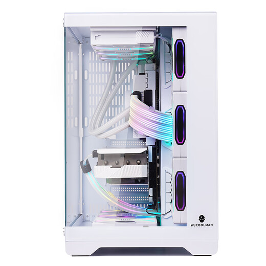玩嘉孤勇者PRO白宽体侧透玻璃机箱水冷电脑主机箱III海景房支持ATX大板//M-ATX/360水冷4090显卡