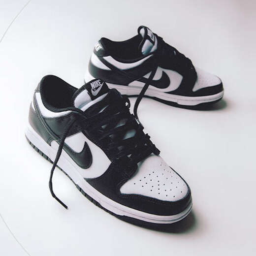 Nike (Nike) Dunk Low's Men's Black and White Panda Low Top Casual Board Shoes DD1391-100 DD1391-100 39