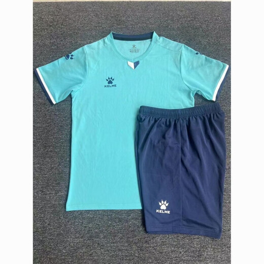 卡尔美（KELME）定制卡尔美足球套装印字速干学生训练短袖成人儿童比赛队服球衣 1 1048(定制款莹光绿) XXXXL(身高185-190)