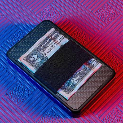 Zhexiang Creative Carbone Fiber Portefeuille NFC Brusque NFC Ultra-Thin Little's Mini Credit Card Card Card Card Card Card Card Business Antift The Antift Anti-Magnétique Style Black Shift Carbon Carte en fibre de carbone Shif