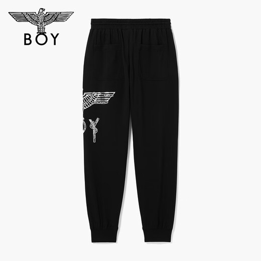 BOY LONDON trendy brand casual pants, unisex style, summer, thin, fashionable, casual design, high street trousers N15005 black xs