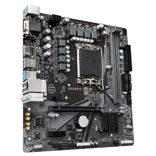 Gigabyte H610M H DDR4 motherboard supports 12th generation 13th generation CPU set Single motherboard [H610M H DDR4] 12th generation i3-12100 integrated graphics 4 cores base 3.3