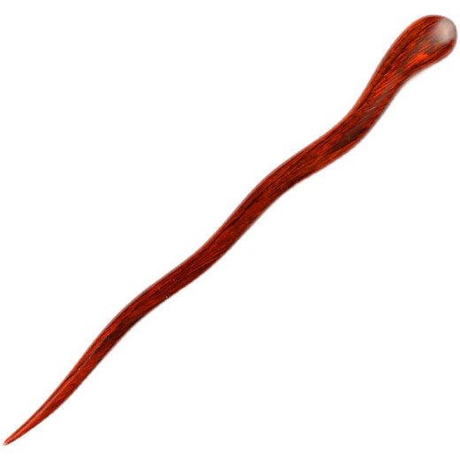Meng Junchen small leaf rosewood hairpin tassel hairpin Hanfu Chinese classical lady simple hairpin