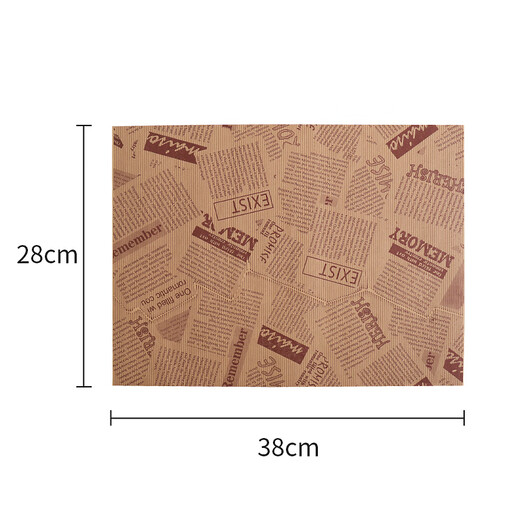 Badger sandwich wrapping paper toast burger hand cake baking greaseproof paper breakfast portable laminating paper 100 sheets