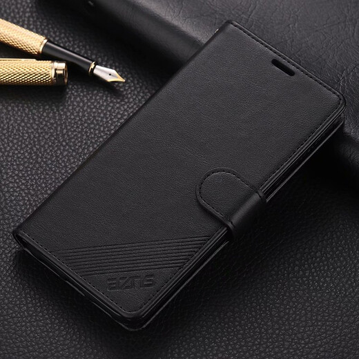 雅尊仕 iPhone6s翻盖皮套苹果XS插卡保护套7plus手机壳苹果5SE防摔皮套6plus钱包款  苹果5/5S/SE通用【棕色】