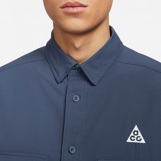 耐克（NIKE）外套男装春秋季新款运动服户外ACG翻领衬衫男士夹克DN3937-437 DN3937-437蓝色 多口袋 XL