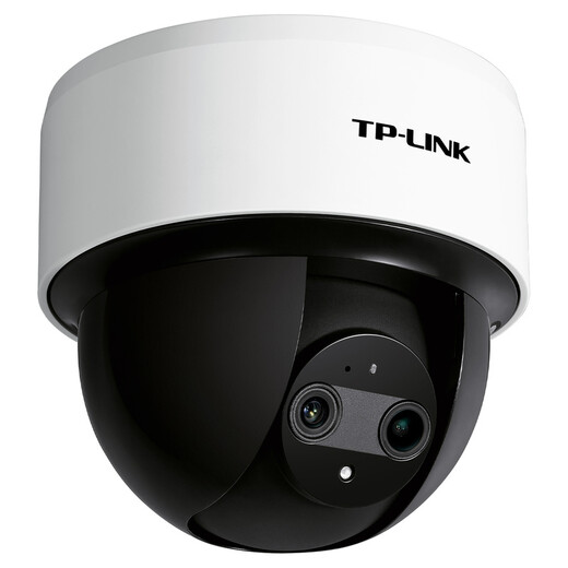 Pulian (TP-Link) WLAN-Überwachungskamera für Startseite Mobiltelefon App Remote-Anzeige Hochdefinitionsmonitor Indoor-Deckenhemisphäre Intelligente Netzwerkkamera 360-Grad Panoramic Rotation Gimbal Version 4 Millionen 4MP Full Color Night Vision [Binokular-Zoom-Version] 64 GB Speicherkarte [kostenlose Upgrade bis 128GB-Karte]