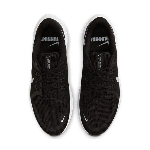Nike (Nike) Laufschuhe Herrenschuhe Sommer Quest Flying Line Mesh atmungsable Low Top Polishing Sports Schuhe Freizeitschuhe DA1105-006 Schwarz 44.5