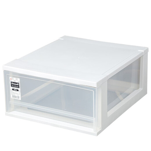 Caja de almacenamiento de cajón Alice Caja de almacenamiento de almacenamiento apilable Caja de almacenamiento transparente Alice Plastic Home OCD724 Modelo integrado de profundización