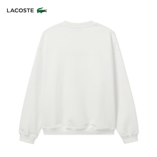 Lacoste Crocodile français Vêtements pour hommes en vrac coton rond Pullover Sports Sweater Sh3878 70V / Beige White L 5