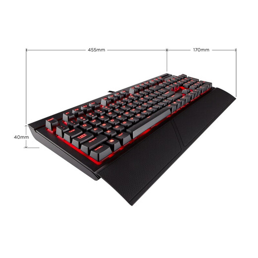 USCORSAIR K68 Mechanical Keyboard Wired Connection Gaming Keyboard Red Axis Single Light Dust and Waterproof Full Size Keyboard K68 Red Axis Red Axis