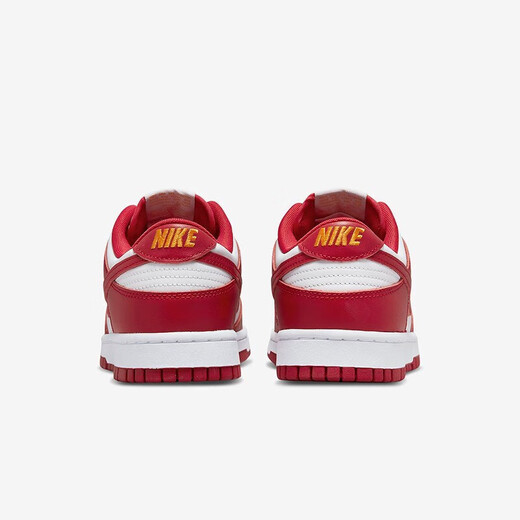 
Nike (Nike) basketball shoes men's shoes Air Jordan aj1 board shoes 2025 summer new low top breathable casual and light sports DD1391-602 white and red DunK 40.5
