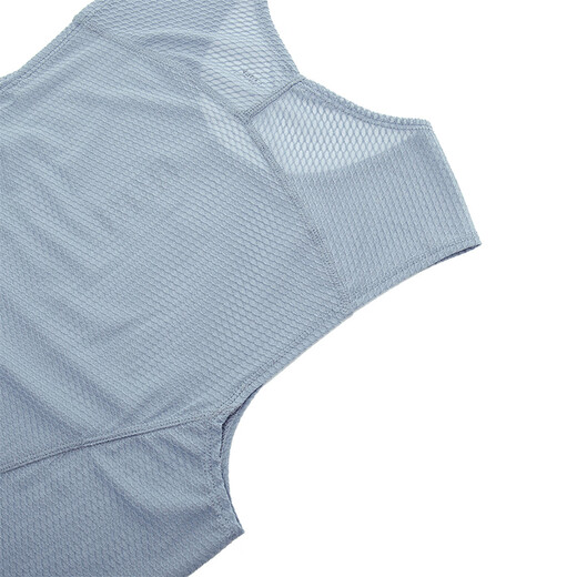 YKYW sweatshirt men's cycling vest summer road mountain bike cycling clothing sweat-absorbent quick-drying breathable bottoming shirt white M