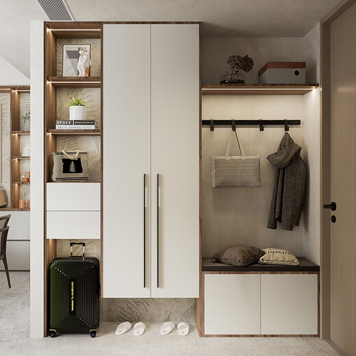 Oppein whole house customization sliding door wardrobe cloakroom whole house cabinet customization package 22 cabinet customization prepayment