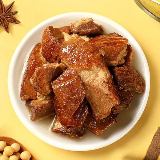 Gulong braised pork can 397g ready-to-eat cooked pre-made vegetables noodles mixed rice hot pot partner