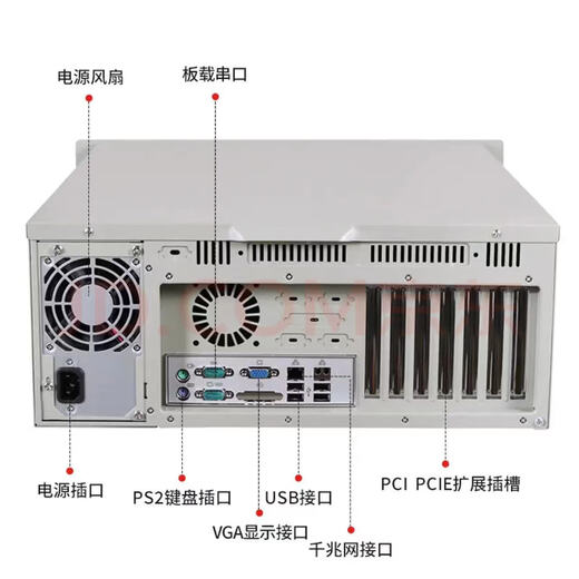Advantech Industrial Control Machine IPC-610L Core 2-10/12/13 generation i5 i7 processor 4U rack-type industrial computer Advantech 683G2/I5-4570/8G/512G solid state