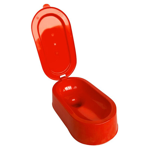 Bingyu Dekoration temporärer Toiletten Notfall Plastik Squat Toiletten Baustelle Einfacher Urinal -Topf Schwarzer Boden ohne Deckel BJ74