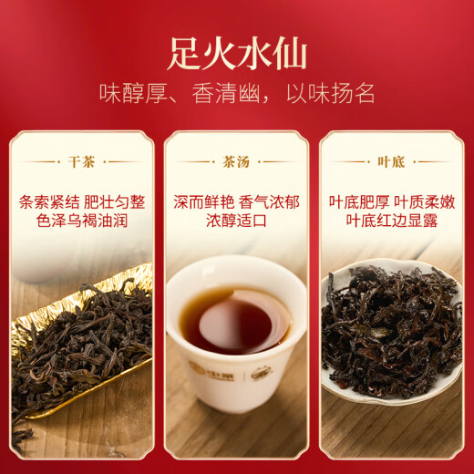 中茶海堤 老枞水仙肉桂大红袍茶叶岩茶福建乌龙茶自饮茶 【畅销70年】黄罐老枞 125g*1罐