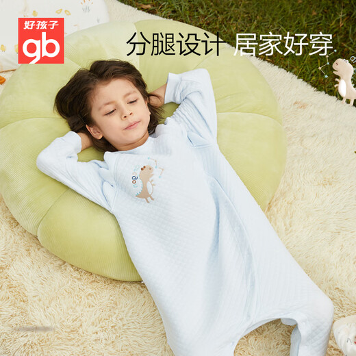Goodbaby (gb) baby sleeping bag 1-3 years old baby sleeping bag spring and autumn children's quilted embroidered split-leg sleeping bag recommended height 90-115cm