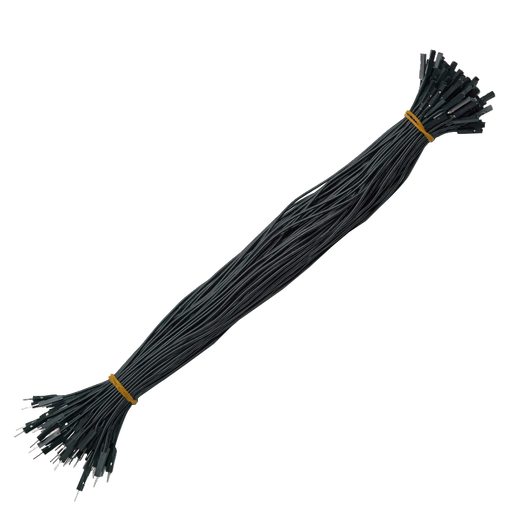 Throwing Stones 1P Rehearsal Dupont Wire 26AWG Silicone Insulated Wire High Temperature Resistant Electronic Wire Experiment Consumables 100 in a Bundle 20cm Wire Length 100/piece Black 30cm Male to Female