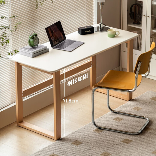 Genji hölzerne Massivholz Schreibtisch moderner einfacher Home -Schüler -Schreibtisch Kleiner Haushaltsstudien -Computer -Büro -Schreibtisch 1m Schreibtisch (1000*600*738 mm)