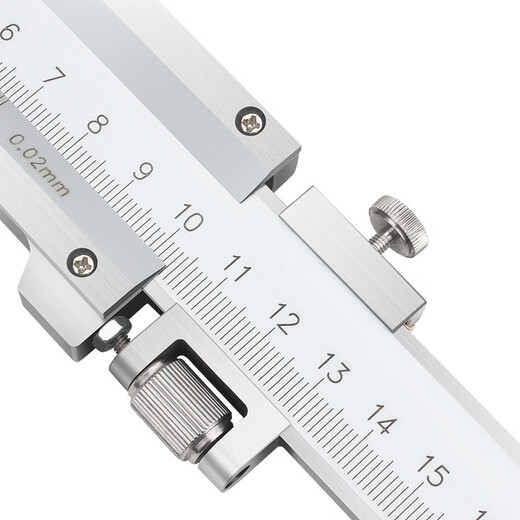 Three-quantity large-range vernier caliper 1.5 meters 2 meters high-precision stainless steel large-range oil vernier caliper 0-500-600-1000mm JDY05 range 0-600mm claw length 100mm