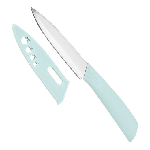 Dreiteiliges Schneidebrett aus Edelstahl, Melonenhobel, mehrfarbig, optionales Küchen-Minimesser, Obstmesser, Schälmesser, Kombinationsset, dreiteiliges Set aus Edelstahl, dreiteiliges Set