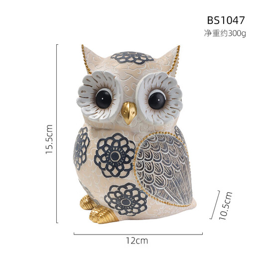 Yechi Owl Resin Crafts Ornaments Nordic Simple Living Room Bedroom Study Decoration Gift Creative Resin Ornaments BS1047