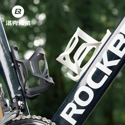 Rock Brothers Bicycle Water Bottle Cage Side Opening Road Mountain Folding Bike Water Cup Holder Cycling Bracket Equipment Accessories Black