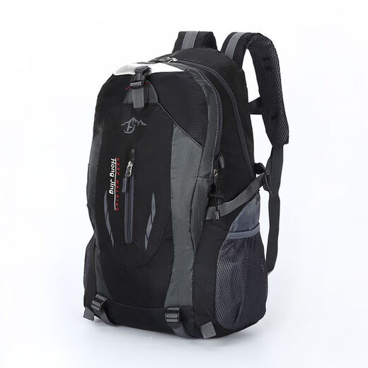 Nueva bolsa de montañismo al aire libre senderismo gran capacidad mochila hombres y mujeres bolsas de viaje mochila mochila escolar mochila impermeable negro