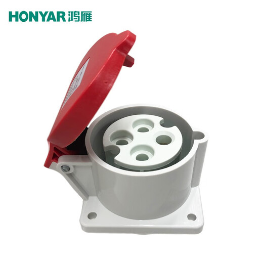 HONYAR WASGERFORTE INDUSTRIAL-STECKER 4 Kern vier Löcher 16A32A63A Aviation Stecker Buchse IP44 Ausrüstung Netzteil / männliches und weibliches Kopf-Plug-In Offene und verdeckte / hohe Leistung 16A4 Loch versteckte gerade Körpersitz Hy1390