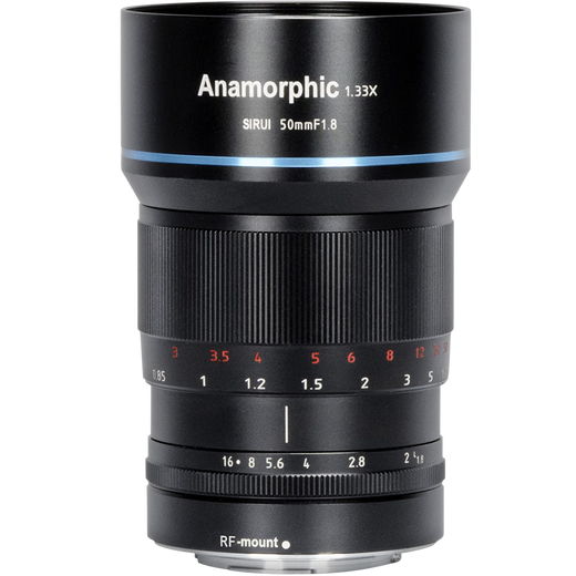 SIRUI 1.33X S35 wide format cinema lens micro single vlog video micro cinema lens S35 format 50mmF1.8-RF mount