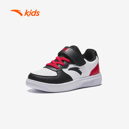 Anta children's sports shoes boys' Velcro campus white shoes low-cut sneakers A12449988