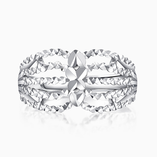 Pt.Charm platinum live ring ring PT950 lace ring women's fashion personality niche design light luxury platinum tail ring. If it is not in stock, it can be customized. Take a single 4g as an example