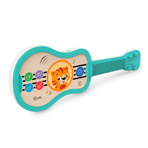 Hape Smart Touch Ukulele Early Melody Guitar Baby Toy for Boys and Girls to Develop Musical Sense 6 Months+ Smart Touch Ukulele-Entry Edition