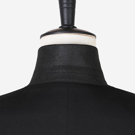 Guillaume (G MONS) Blazer double-breasted suit men's suit black business formal fit suit jacket suit top black single top 56