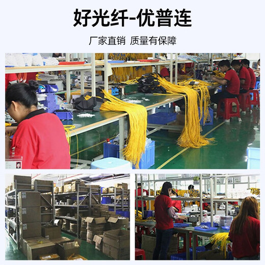 Youpulian Telecom-grade armored fiber jumper single-mode dual-core SC to LC-FC-ST Anti-bending armored tail fiber jumper fiber cable Armored single-mode dual-core LC-FC 40 meters