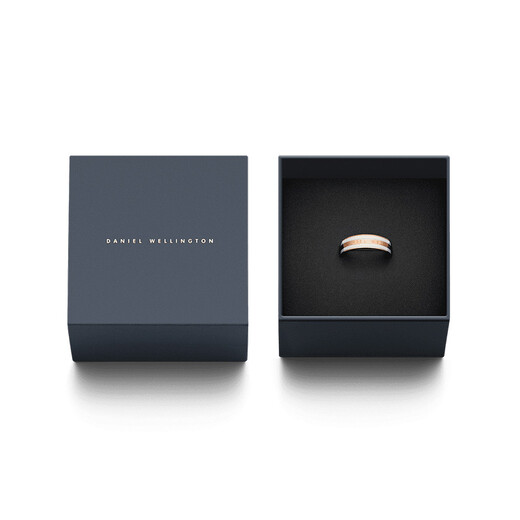 Daniel Wellington dw ring for women ceramic white + rose gold No. 52 couple ring birthday gift for girlfriend DW041